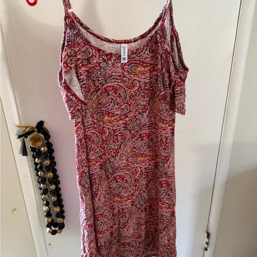 Paisley Spaghetti Strap Dress